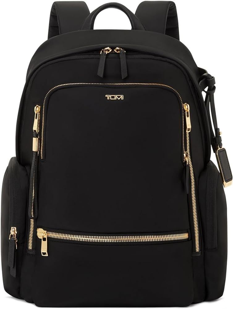 TUMI - Voyageur Celina Backpack - Men's & Women's Backpack - Travel Bag - Black & Gold Hardware | Amazon (US)