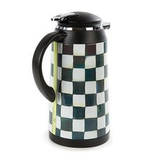 BRAND NEW Mackenzie Childs 4 Cup COURTLY CHECK COFFEE CARAFE Retired | eBay | eBay US