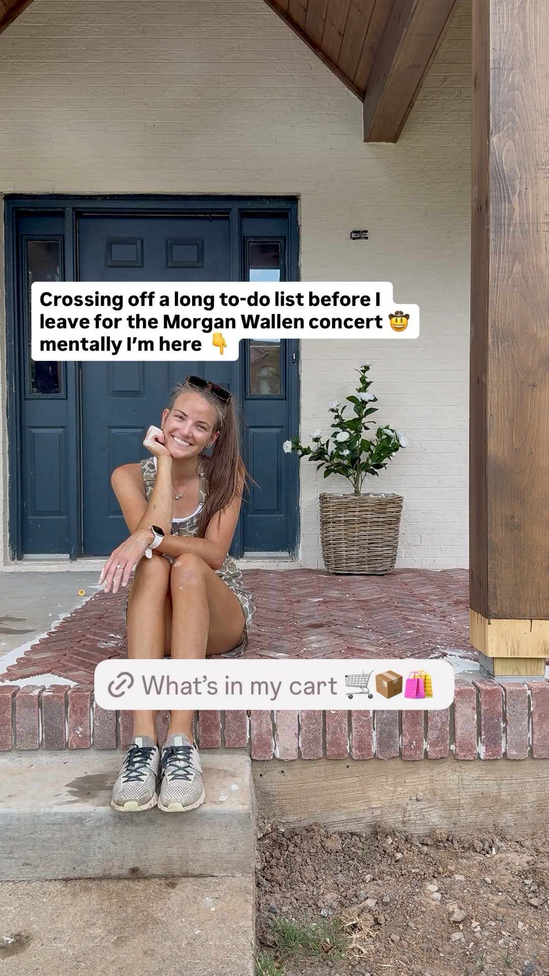 Crossing off a long to-do list before I leave for the Morgan Wallen concert 🤠 mentally I’m here 👇