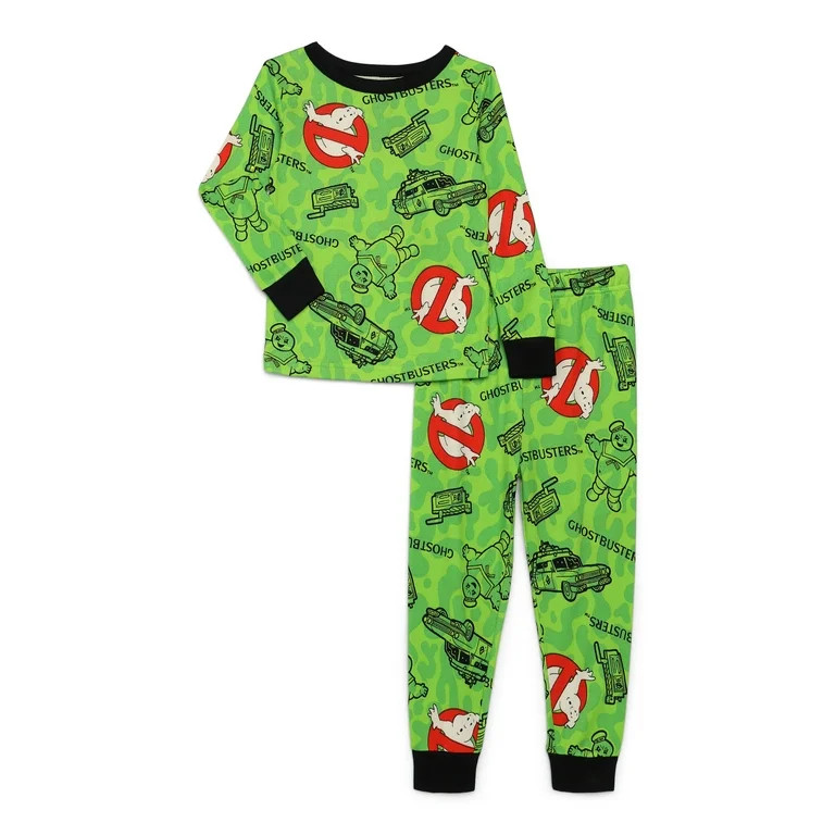 Character Toddler Halloween Glow in the Dark Pajama Set, 2-Piece, Sizes 12M-5T | Walmart (US)