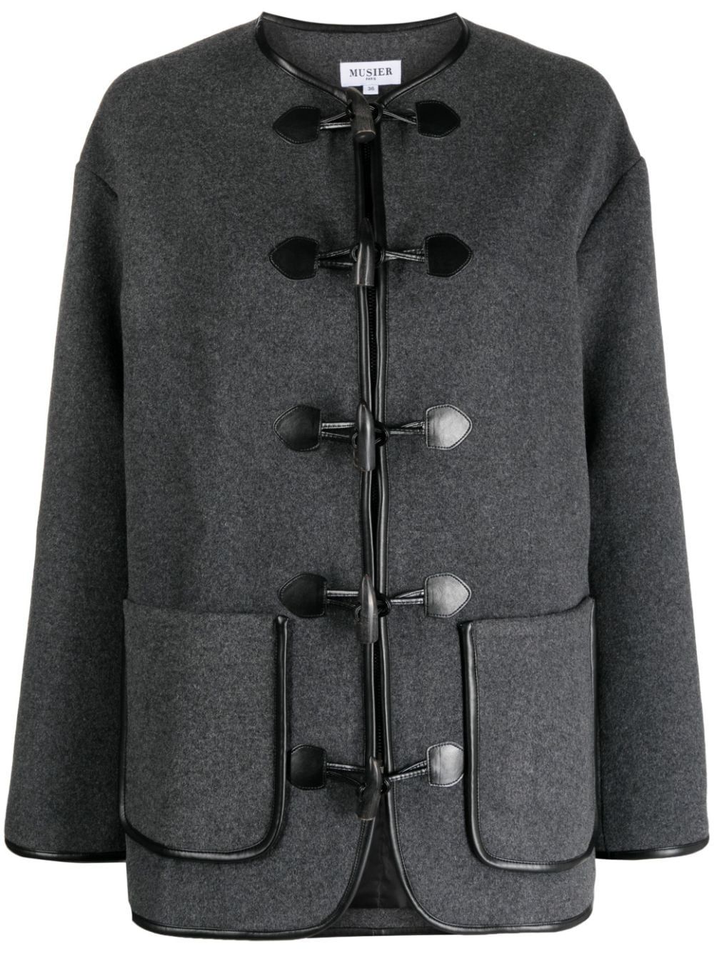 front toggle-fastening jacket | Farfetch Global