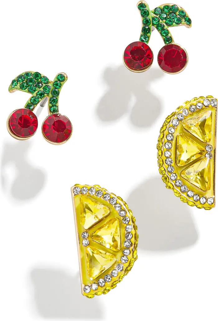 BaubleBar Tart to Tart Set of 2 Earrings | Nordstrom | Nordstrom
