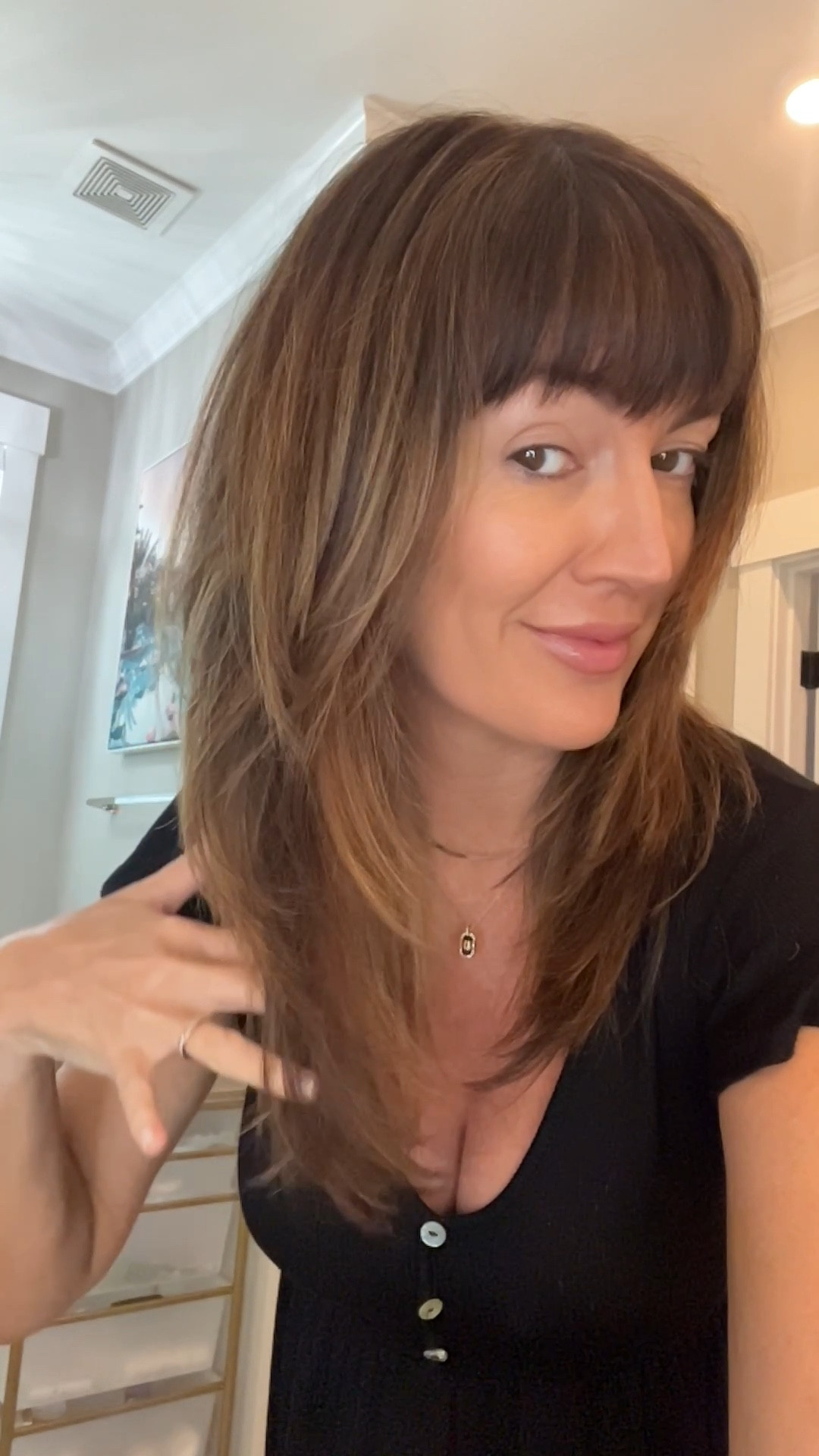 Obsessed with the Hot 🔥 Hair Straightening Comb 🪮 to get my naturally wavy hair stick straight.  

#LTKOver40 #LTKBeauty #LTKSaleAlert