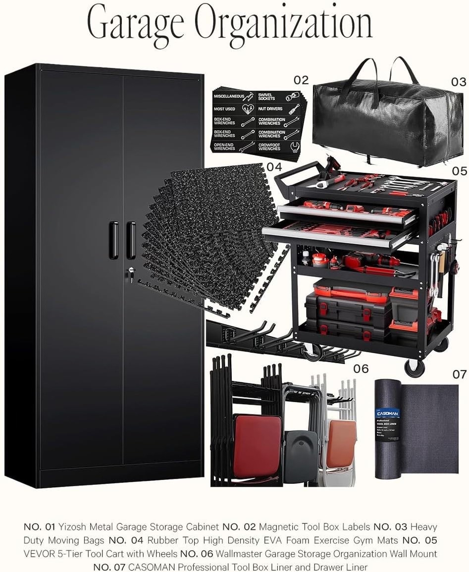 Garage Organization with some of our favorites all from Amazon! 

#neatlyembellished #amazon 
#garage #organization #home