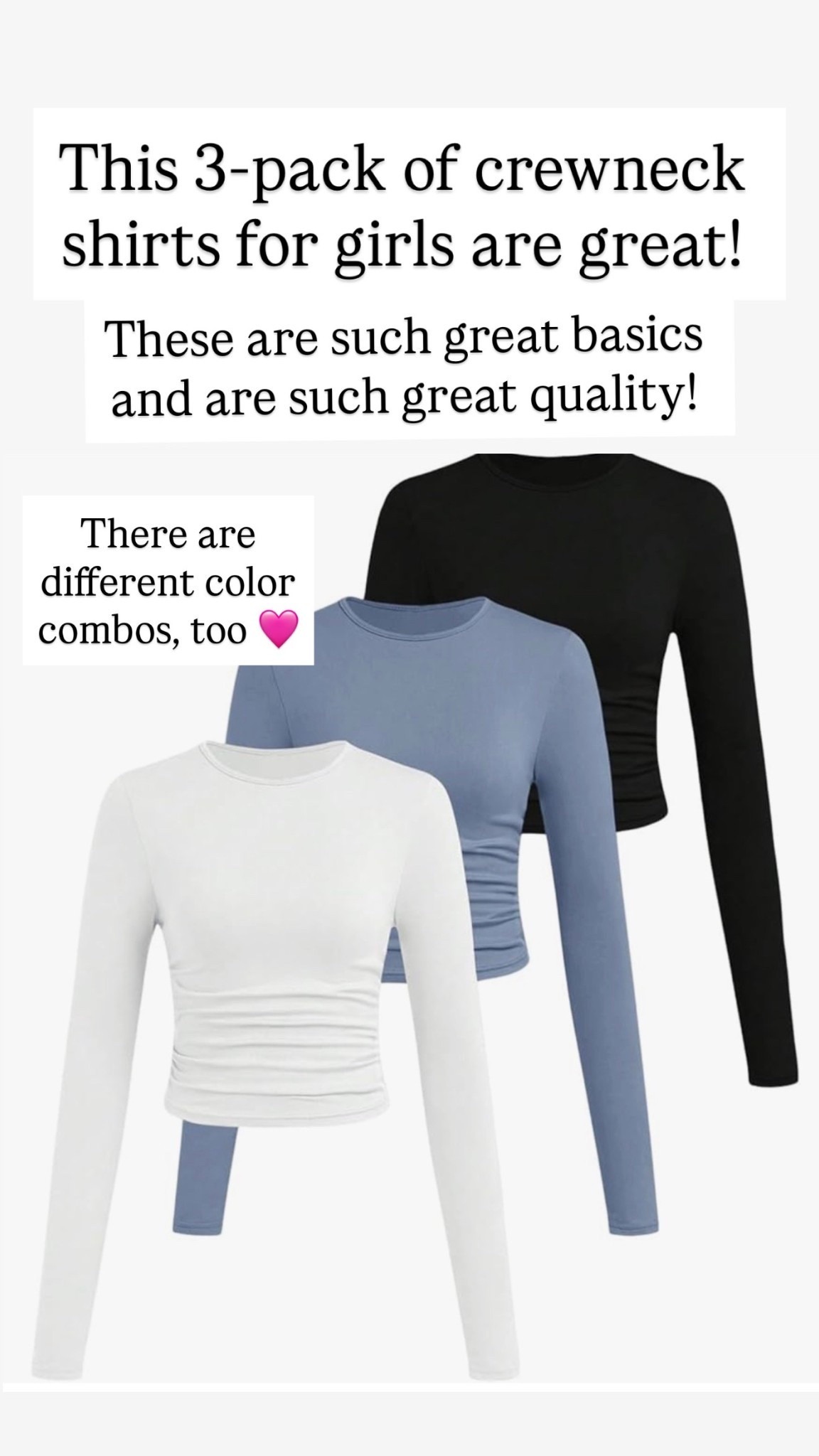 These crewneck shirts are the best! 

#LTKgrwm #LTKootd