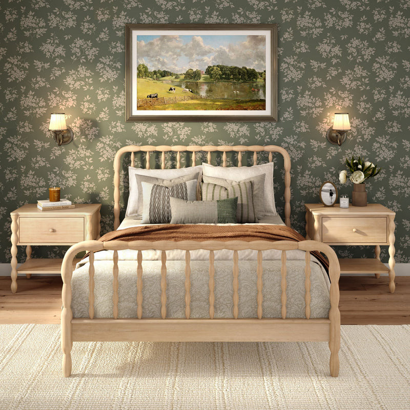 Lind Nightstand with Shelf | Plank+Beam