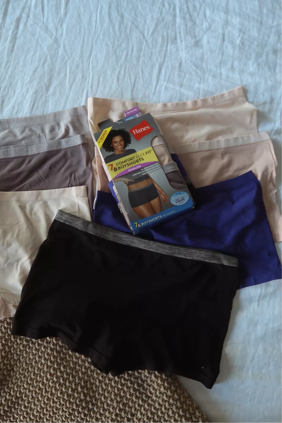 Hanes Women's 6+1 Bonus Pack Comfort Flex Fit Seamless Bikini