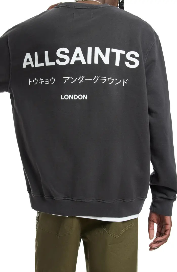 Underground Logo Organic Cotton Graphic Sweatshirt | Nordstrom