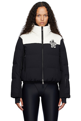 Black & White Stennes Down Jacket | SSENSE