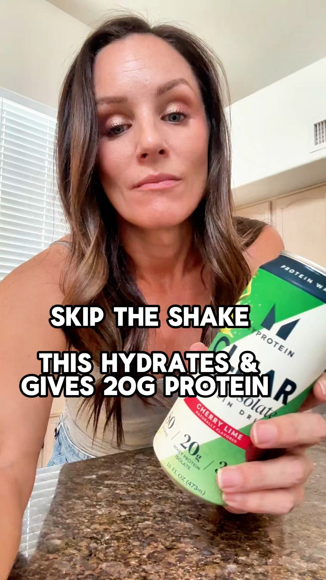 Not all protein drinks need to taste like a shake. MyProtein Protein Water in Cherry Lime is light, refreshing, and perfect when I want protein without something heavy.

#myprotein #proteinwater #proteinshake #proteindrink

#LTKfoodie #LTKActive #LTKmomlife