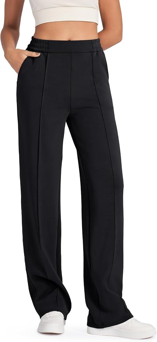 G4Free Smoofit Modal Soft Women Wide Leg Sweatpants with Pockets Yoga Pants Casual Lounge Trouser... | Amazon (US)