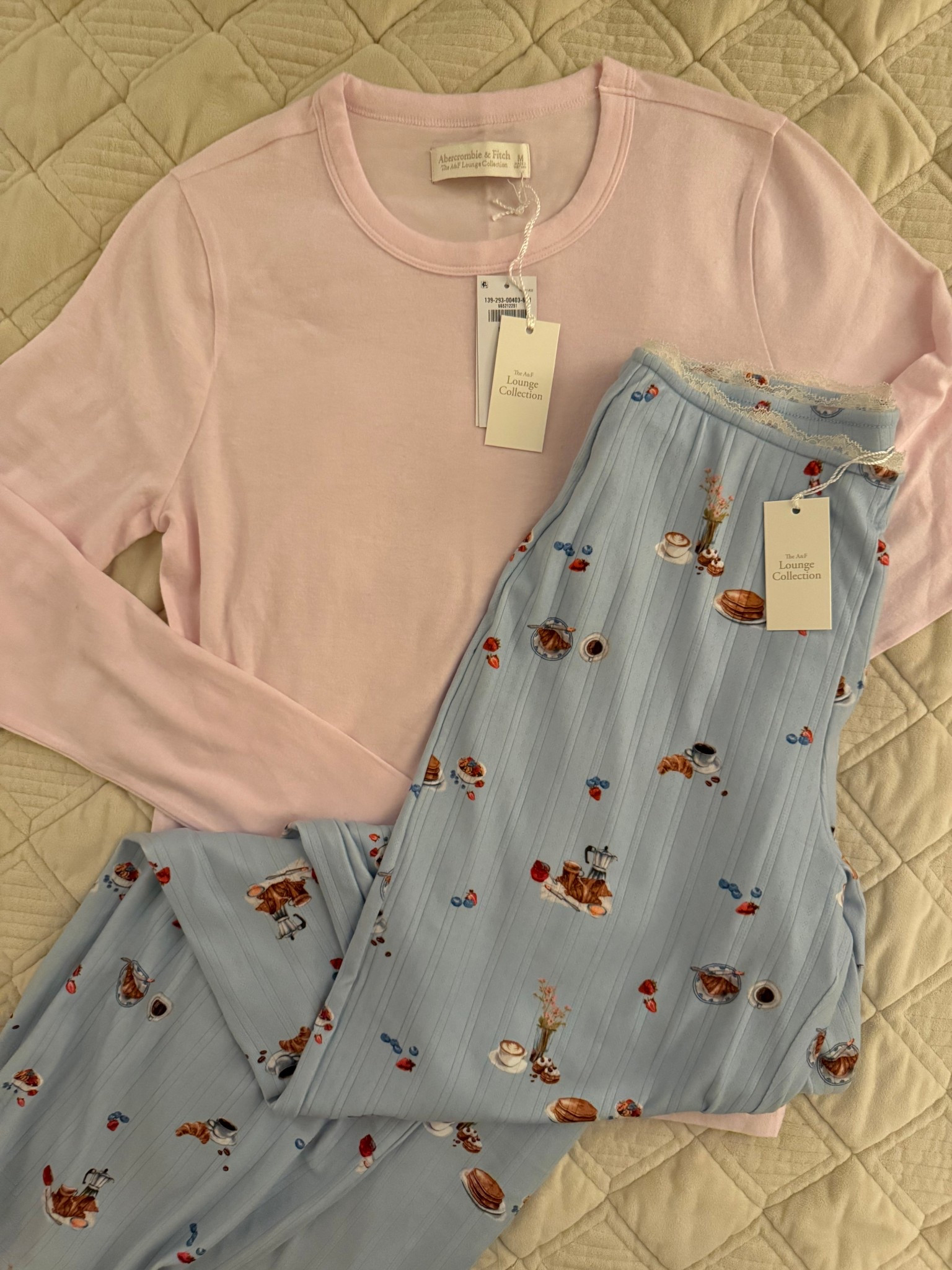 Pajamas, lounge, womens pajamas, PJs cozy, croissant 🥐 

#LTKselfcare #LTKmorningroutine