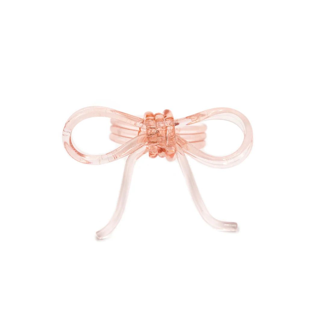 Bow Napkin Ring, Pink | The Avenue