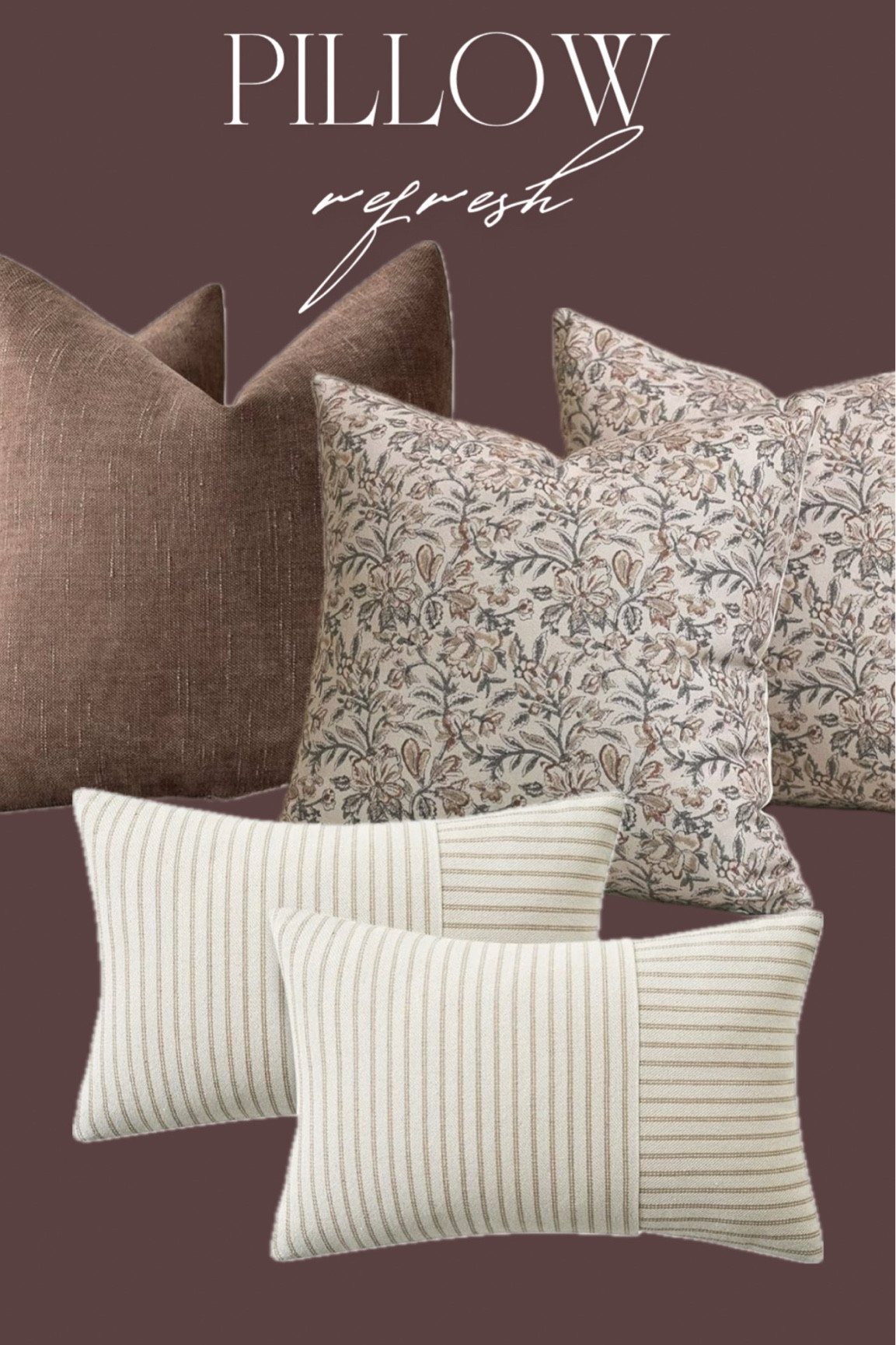 Pillow covers + inserts 

#LTKHome #LTKFindsUnder50
