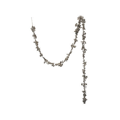 Storied Home Foam Ball Garland with Glitter, Champagne Finish | Target