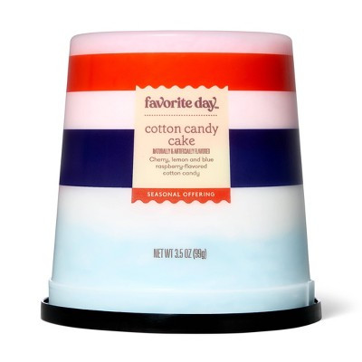 Red White and Blue Cotton Candy Cake Tub - 3.5oz - Favorite Day™ | Target
