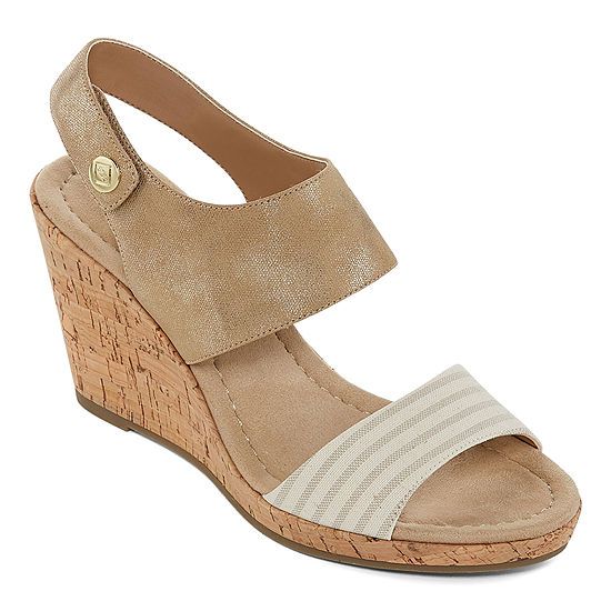 St. John's Bay Womens Sjb Quarry Wedge Sandals | JCPenney