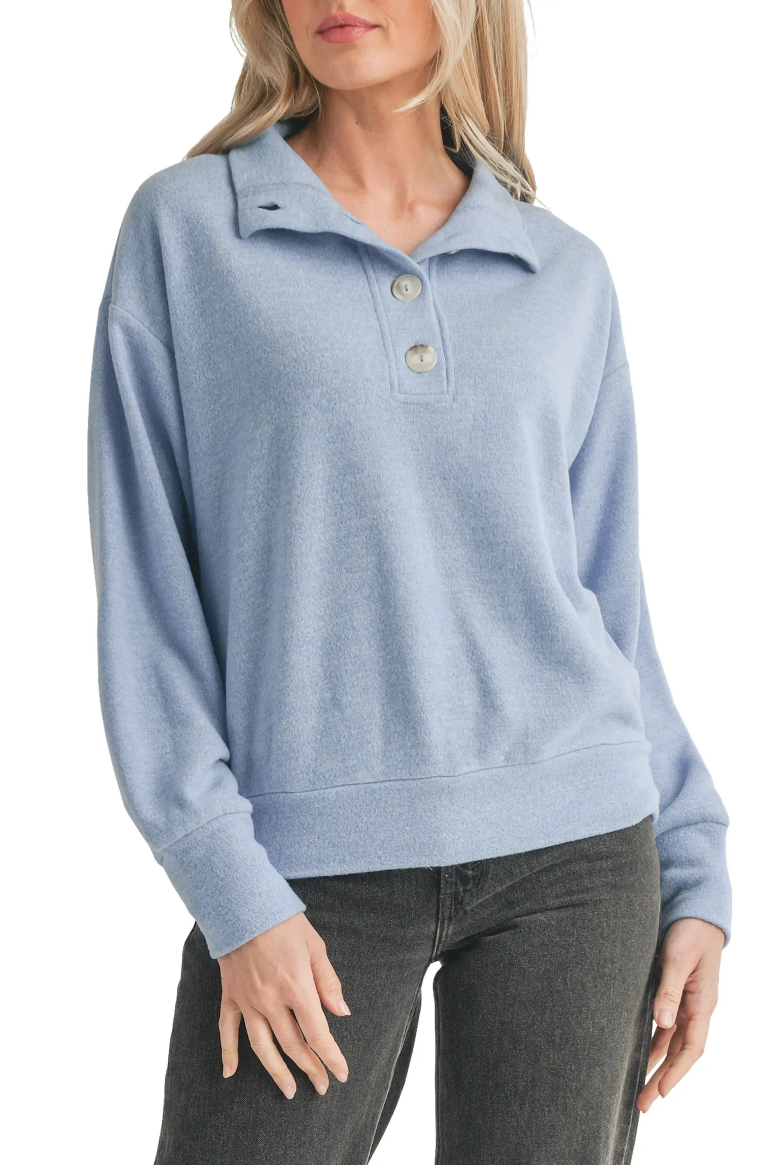 All in Favor Henley Sweatshirt | Nordstrom | Nordstrom