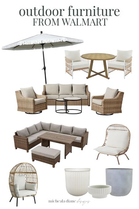 It’s almost Summer ☀️ Check out these affordable outdoor furniture sets from @walmart. Outdoor planters, outdoor dining set, outdoor sofa set, outdoor sectional. 


#LTKSeasonal #LTKhome