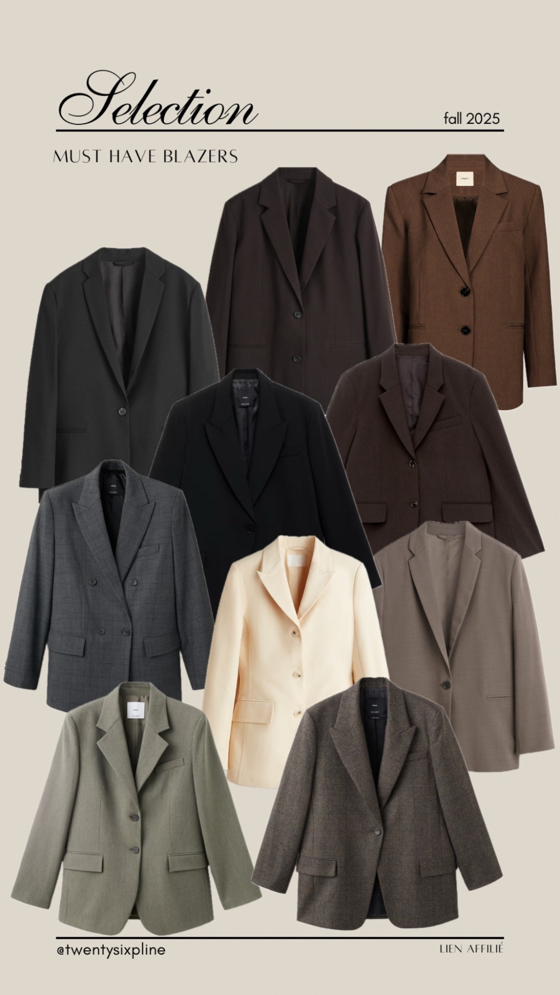 Sélection de blazers, fall blazer selection 

#LTKeurope #LTKfrance #LTKautumn