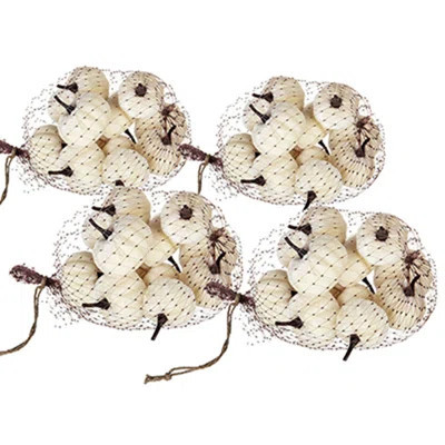 Velvety Mini Pumpkin Ornaments in Mesh Bag | Wayfair North America