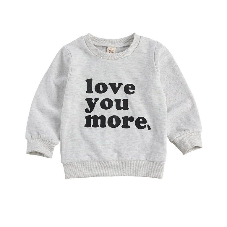 Emmababy Infant Baby Boy Girl Valentine's Day Clothes Sweatshirt T-Shirt Tops - Walmart.com | Walmart (US)