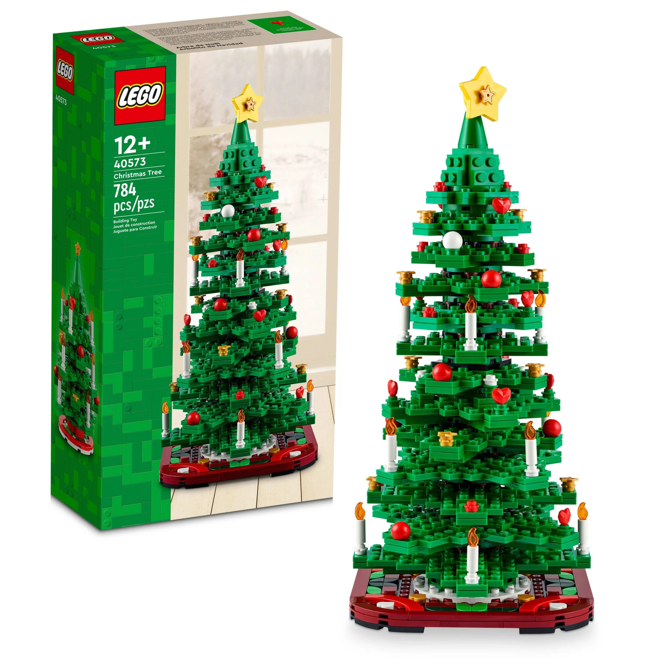 LEGO Christmas Tree Toy Building Set for Kids, Collectible Holiday Decor, 2 Building Options, 405... | Walmart (US)