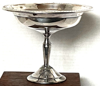 F. B. Rogers Silver Co. 5.5" Footed Candy Pedestal Bowl~ Midcentury 1960's | eBay US