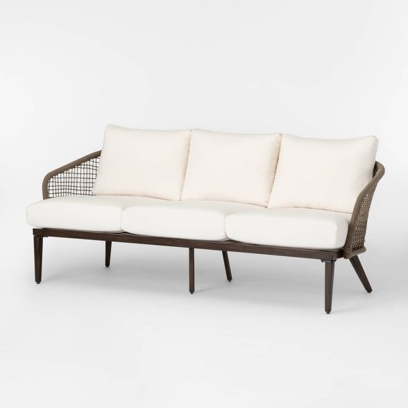 Risley Oversized Rope Patio Sofa Set - Linen - Project 62™ | Target