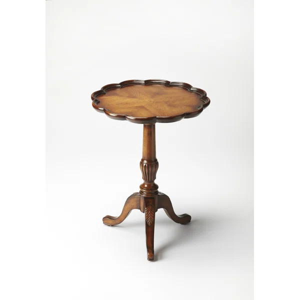 Ariad Solid Wood Pedestal End Table | Wayfair North America