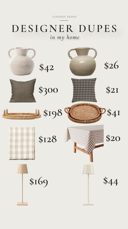 Designer dupes under $50 in my home! I’ve linked everything below!

Home decor, Easter, spring, vase, tablecloth, pillow, outdoor, outdoor lamp, tray, woven, studio McGee, mcgee and co, amber interiors, amber Lewis, Amazon, Wayfair 

#LTKhome #LTKfindsunder50