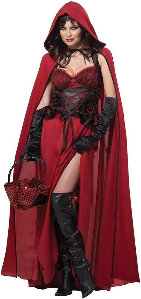 Dark Red Riding Hood Costume | Amazon (US)