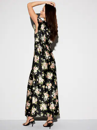 The Occasion by Old Navy Flutter-Sleeve Satin Maxi Dress | Old Navy (US)