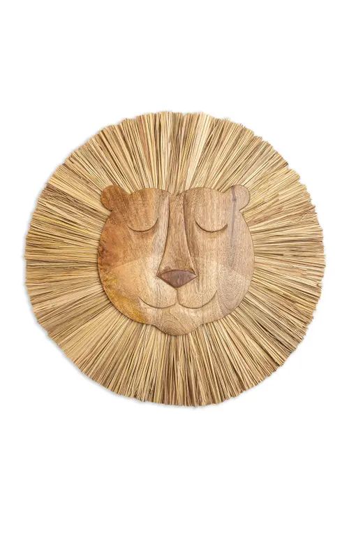 CRANE BABY Lion Head Wall Art in Brown at Nordstrom | Nordstrom