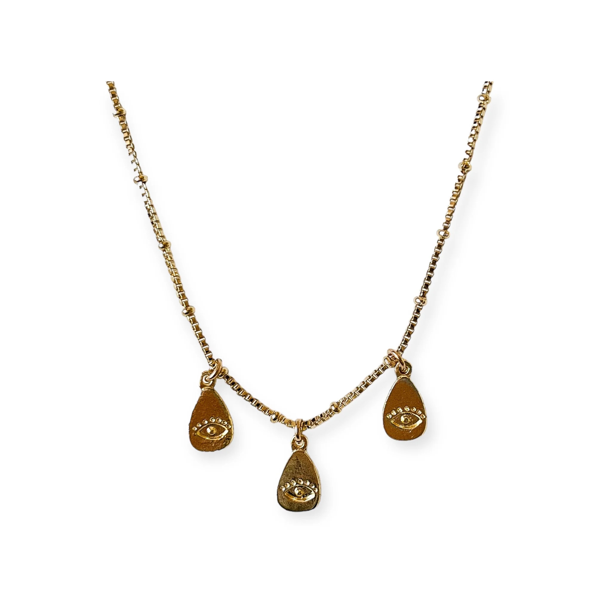 Evil Eye Charm Necklace | Meghan Bo Designs