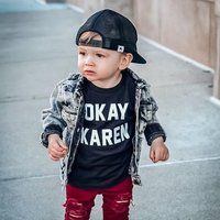 Karen Shirt | Okay Kids Tee Cute Boys Clothes T-Shirt Baby Boy | Etsy (US)