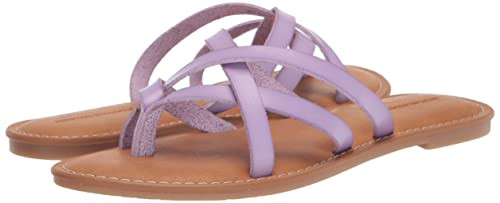Amazon Essentials Women's Strappy Slide Flat Sandals, Slip On | Amazon (US)