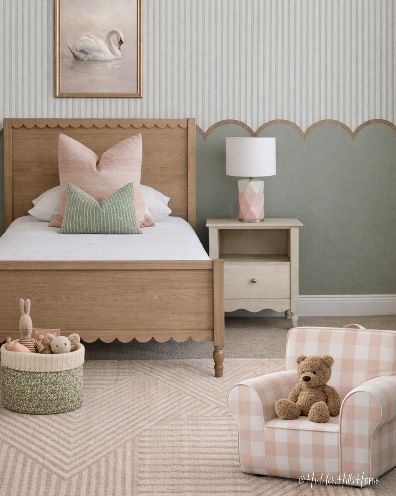 Girls bedroom decor mood board, toddler girls room design, twin bed, girls room inspiration, pink and green girls bedroom, bedding, wallpaper #girls

#LTKHome #LTKSaleAlert #LTKKids