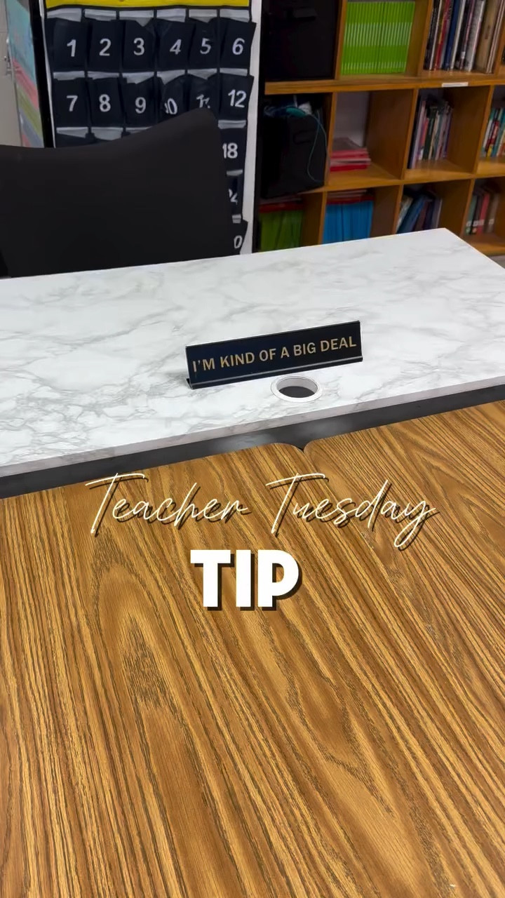 The ultimate classroom reward ✨ The VIP desk is a special spot that students EARN through kindness, good behavior, and hard work. I choose the first VIP, but after that, the power is in their hands—each week, the current VIP picks the next one! Who wouldn’t want a seat at this desk?! 


#TeacherTuesdayTip #savmom #ClassroomRewards #teachersofinstagram #classroomideas  #classroommanagement