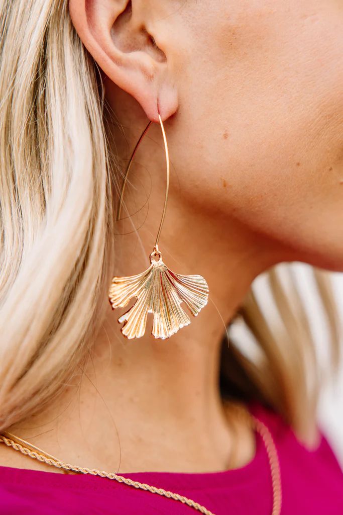 Feeling Fine Gold Earrings | The Mint Julep Boutique