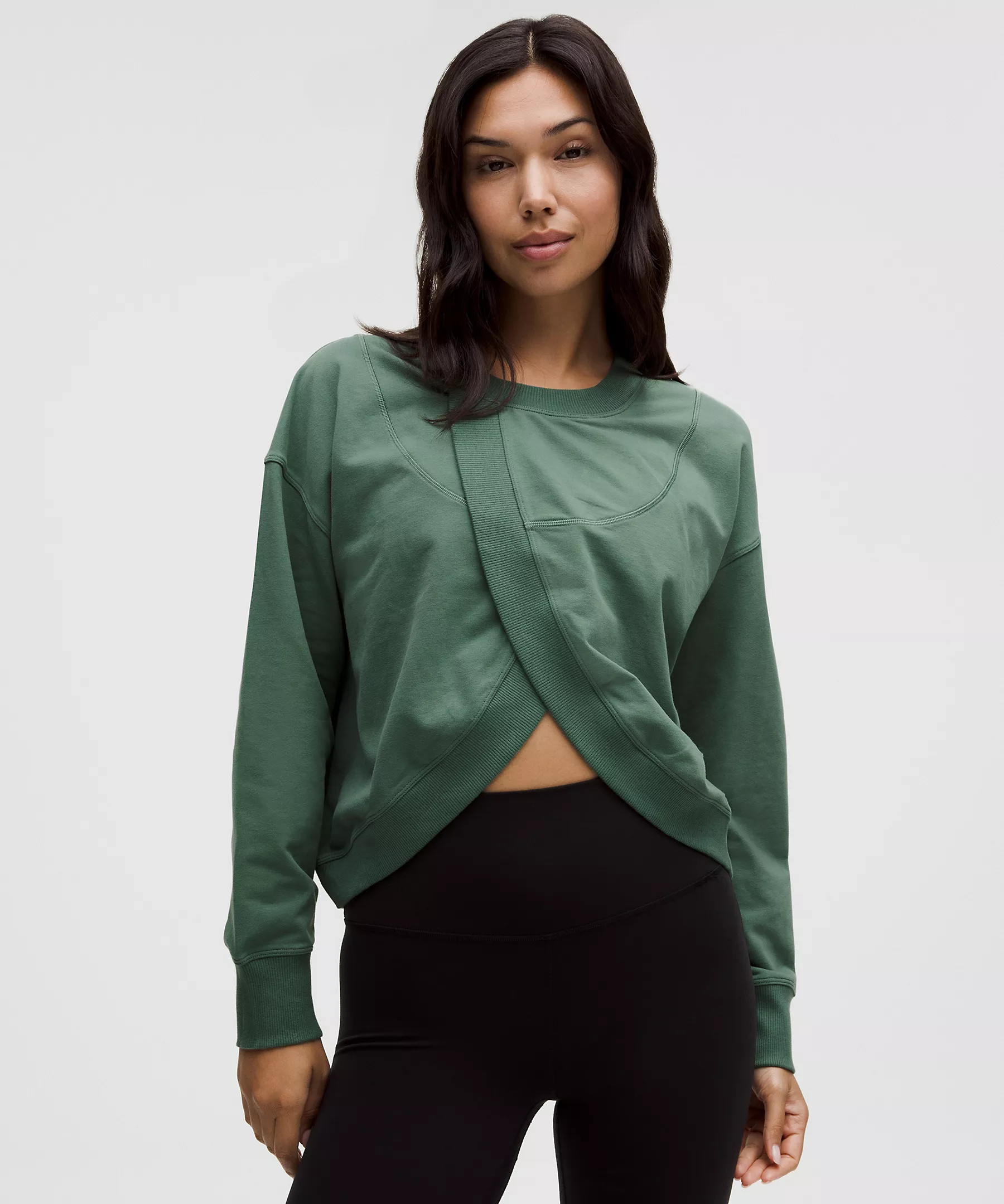 Lunar New Year Sueded Terry Front-Overlap Pullover | Lululemon (US)