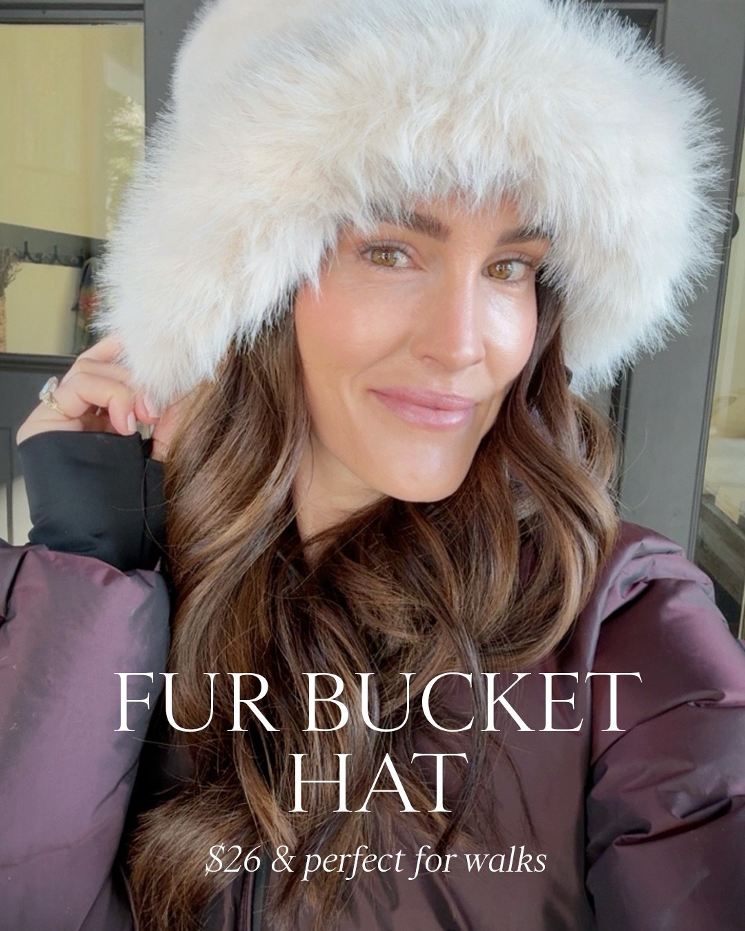 Winter snow favorite - fur bucket hat from Amazon! Love to wear on my cold weather walks ❄️💁🏻‍♀️

Apre ski
Slowing break
Winter outfit 

#LTKSeasonal #LTKootd