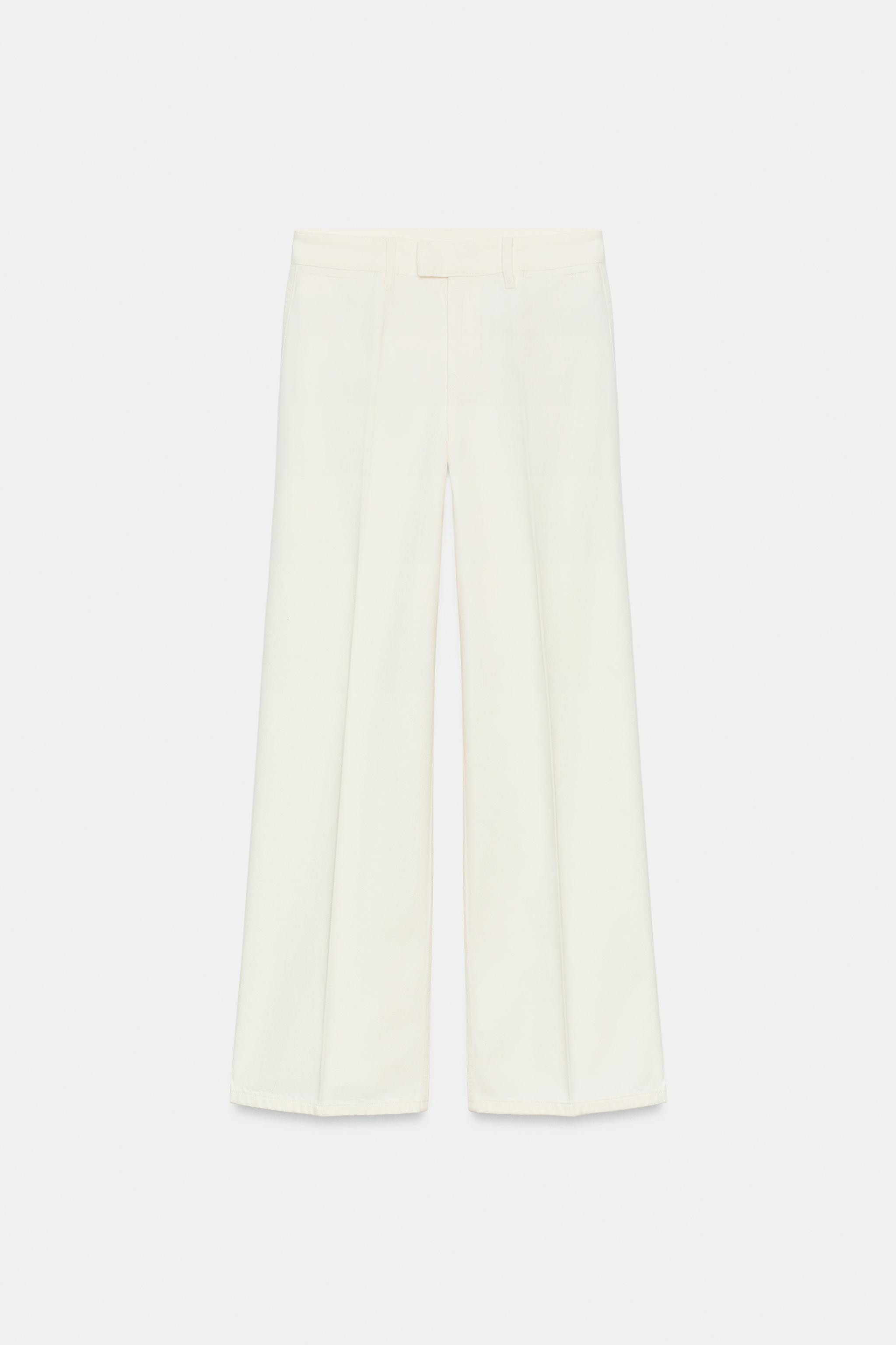 HIGH-WAIST - STRAIGHTHigh-waist jeans with faux front and back pockets. Straight leg. Front zip, ... | Zara UK
