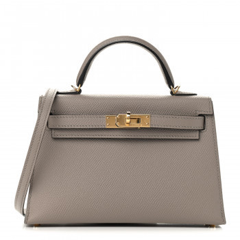 HERMES

Epsom Mini Kelly Sellier 20 Gris Asphalt | Fashionphile