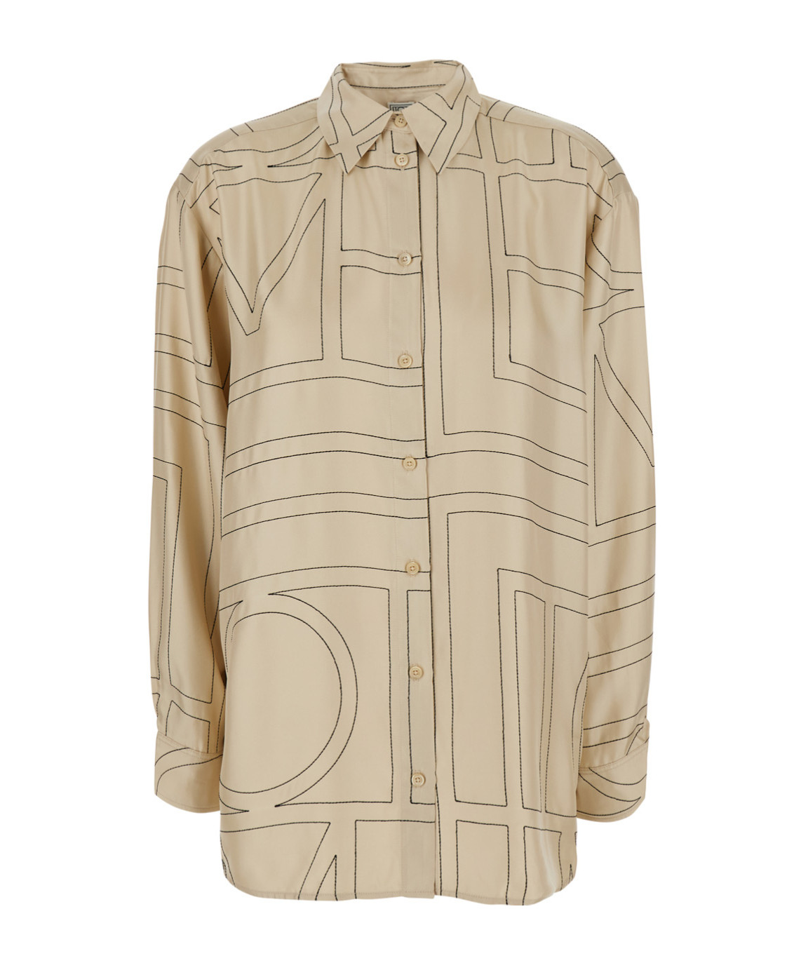 Totême Classic Embroidered Shirt | Senser US