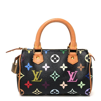 Louis Vuitton Monogram Multicolor Mini Sac HL Speedy Black | FASHIONPHILE (US)