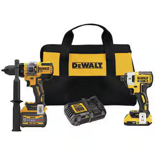 ExclusiveBlack Friday DealsDEWALT20V MAX Cordless Brushless Hammer Drill/Driver 2 Tool Combo Kit ... | The Home Depot