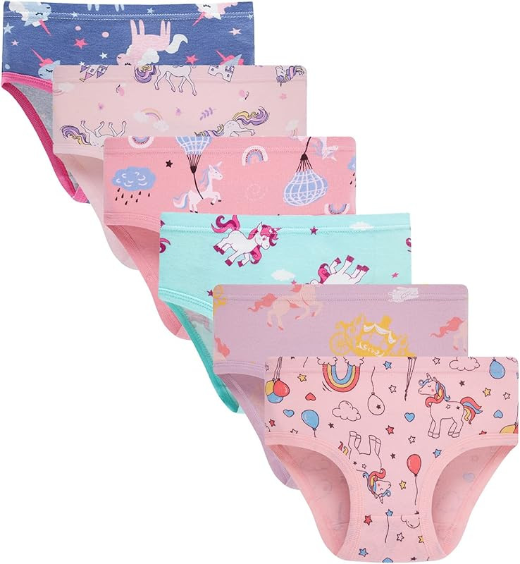 Boboking Baby Soft Cotton Underwear Little Girls'Briefs Toddler Undies | Amazon (US)