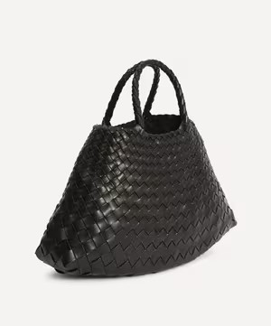 Small Santa Croce Woven Leather Tote Bag | Liberty London (UK)