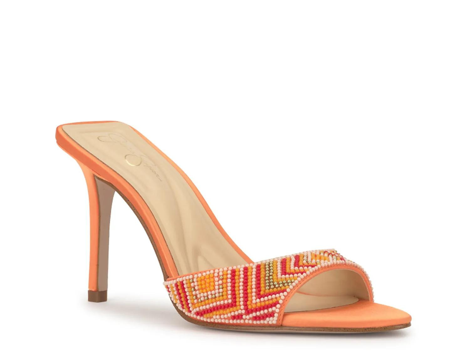 Jessica Simpson Dravie Sandal | Women's | Tangerine | Size 5.5 | Sandals | Stiletto | DSW